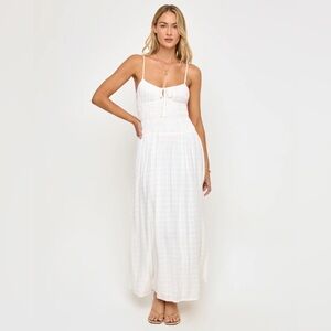 L space White Maxi Dress